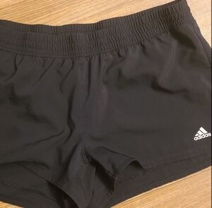 Adidas Black Athletic Shorts Lightweight Moisture-Wicking